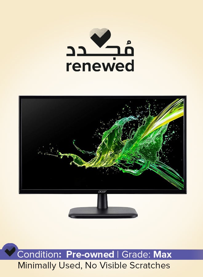 Acer Renewed - 23.8-Inch Ebmix Full HD Display Monitor Black  - Image 1