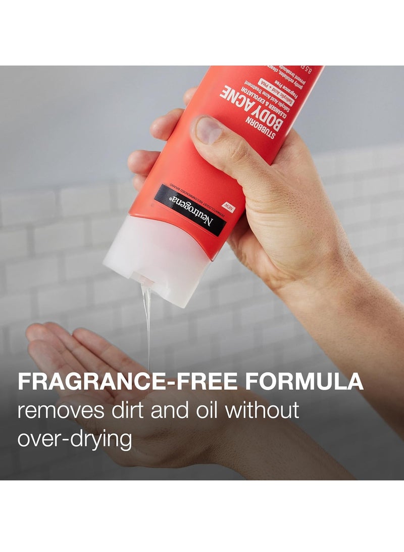 نيوتروجينا منظف ومقشر لحب الشباب العنيد مع حمض الساليسيليك و PHA للبشرة المعرضة لحب الشباب، علاج حب الشباب يقشر بلطف ويساعد في منع ظهور البثور، خالي من العطور، 8.5 أونصة سائلة - Image 2