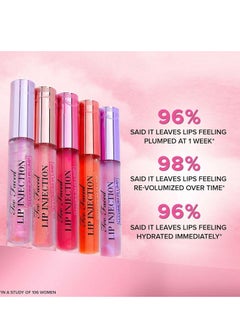 Too Faced Lip Injection Maximum Plump Extra Strength Lip Plumper Gloss | Hydrating + Plumping, 0.14 fl. oz. 05-Yummy Bear  - Image 4