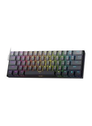 Redragon K617 Magnetic Switch Rapid Trigger Gaming Keyboard, 60% Wired Mechanical Keyboard w/ 8k Hz Polling Rate(0.1ms), Hyper-Fast 0.2mm Actuation Custom Switch Adjustable via Software, Misty Grey - pnsku/N70136378V/45/_/1737033344/44911b92-0b07-4044-a6d0-6247a76afa6e