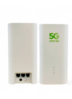Zain CPE 5 Router 5G UP to 3600Mbps Download/500Mbps Upload | All Sim Working - H155-383 | White  - Image 3
