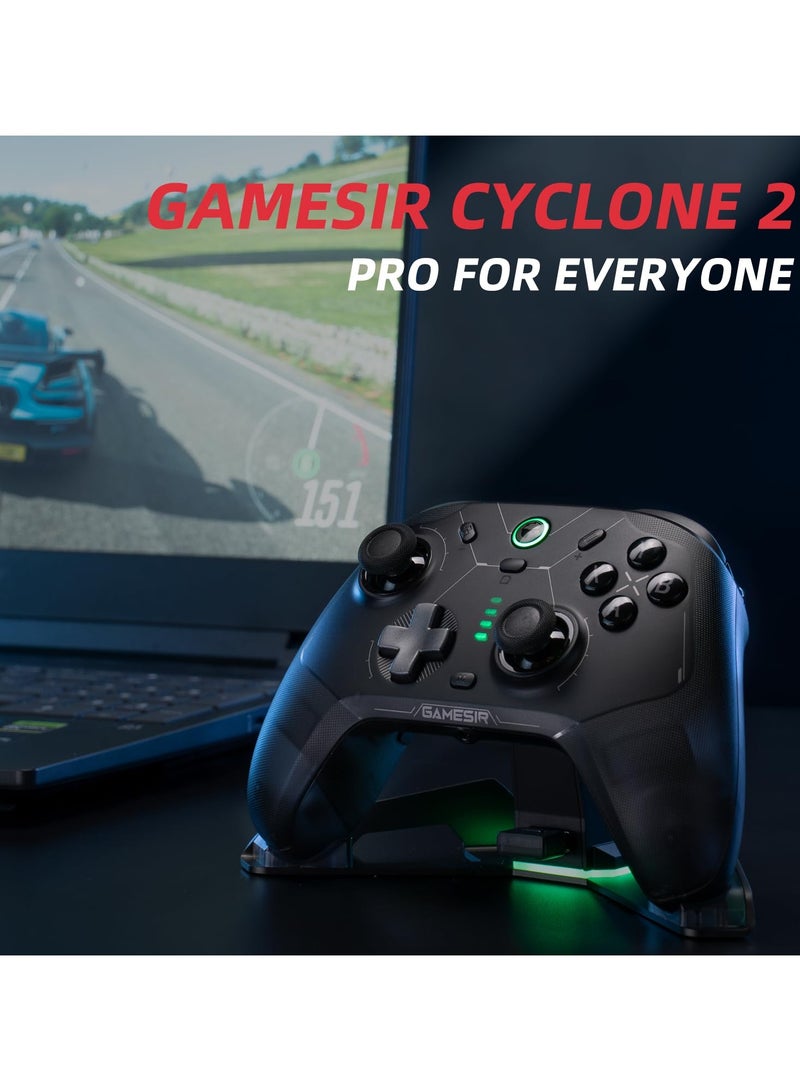 GameSir Cyclone 2 Multiplatform Wireless Controller- TMR Electromagnetic Joysticks&Hall Effect Switch triggers,6-axis Gyro Gaming Controller for Switch/PC/iOS/Android/Steam  - Image 5