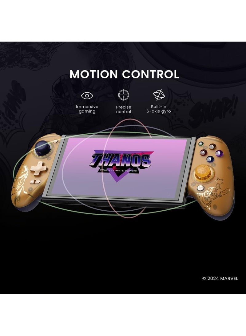 GameSir Galileo G8 Plus Thanos Edition Bluetooth Mobile Game Controller for Switch & iOS & Android & Tablets, Wireless Gamepad with Hall Effect Joysticks/Hall Trigger, Play Minecraft, Genshin Impact, Call of Duty Mobile  - Image 3