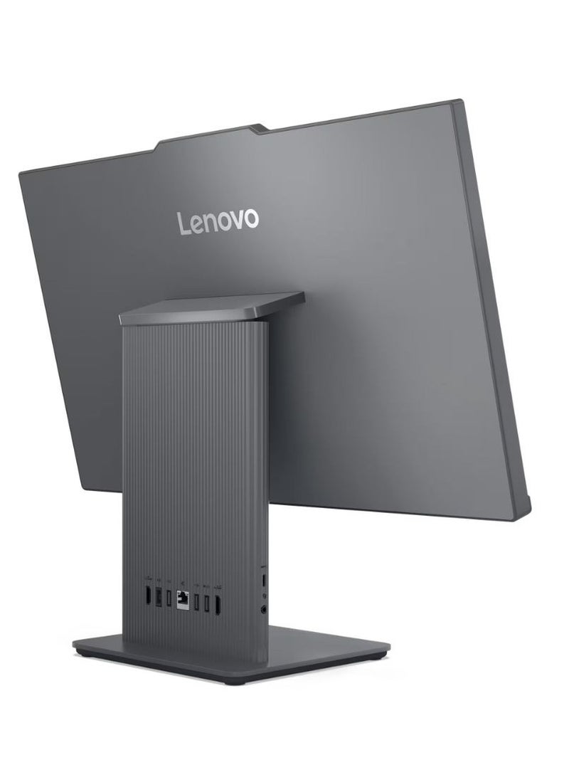 لينوفو - IdeaCentre 24IRH9 All-in-One Desktop, 13th Gen Intel Core i5-13420H Processor, Intel® UHD Graphics, 8GB DDR5 RAM, 512GB M.2 SSD, 23.8” FHD, 3Wx2 Speaker, Win11 Pro English Luna Grey - Image 1