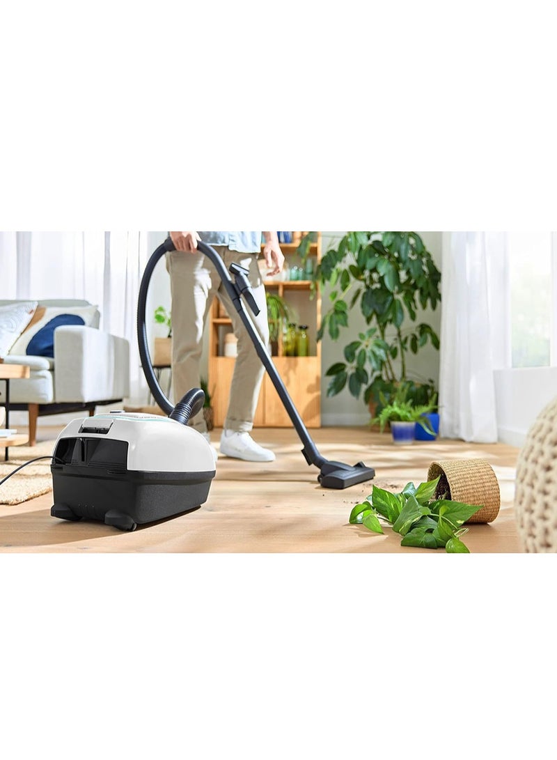 بوش Series 4 ProHygienic Vacuum Cleaner, 2200 Watt, 4 Litre, ULPA Filter, Germany, 4 L 2200 W BGL38WHYG White  - Image 3