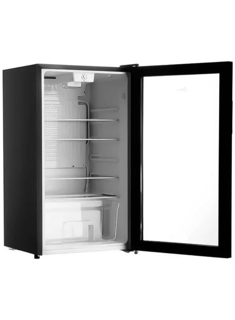 Mini Refrigerator 90L Capacity Adjustable Temperature LED 90 L 32490 Black