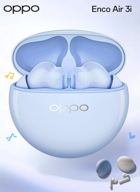 Enco Air3i True Wireless Earbuds - Touch-to-Capture, High-Fidelity Sound, and Rapid Charging for Active Lifestyle Blue