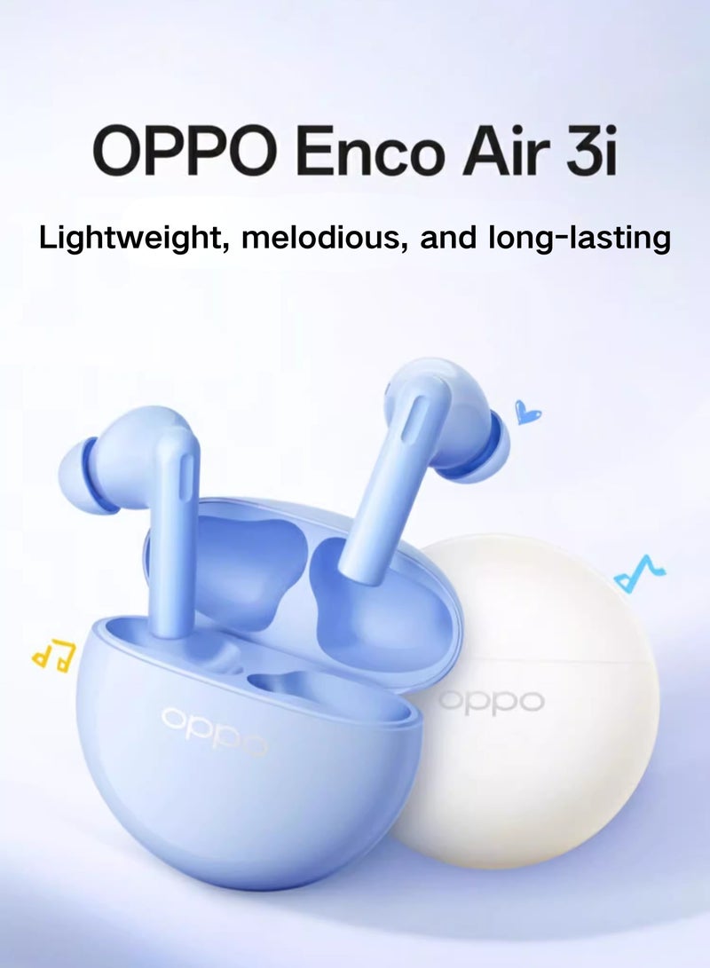 Enco Air3i True Wireless Earbuds - Touch-to-Capture, High-Fidelity Sound, and Rapid Charging for Active Lifestyle Blue