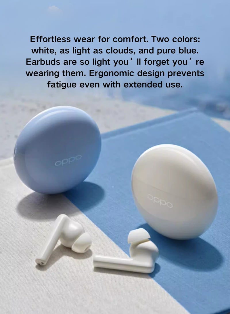 Enco Air3i True Wireless Earbuds - Touch-to-Capture, High-Fidelity Sound, and Rapid Charging for Active Lifestyle Blue