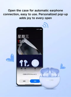 أوبو Enco Air3i True Wireless Earbuds - Touch-to-Capture, High-Fidelity Sound, and Rapid Charging for Active Lifestyle Blue  - Image 5