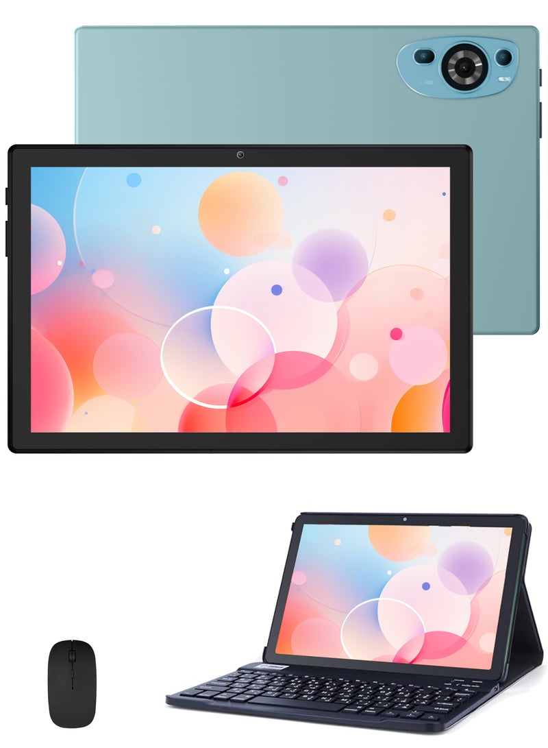 سي آيديا - CM8200 Plus 10-Inch Smart Kids Tablet Dual SIM 8GB RAM + 1TB ROM  Android Tablet with Wireless Mouse Keyboard -Blue - Image 1