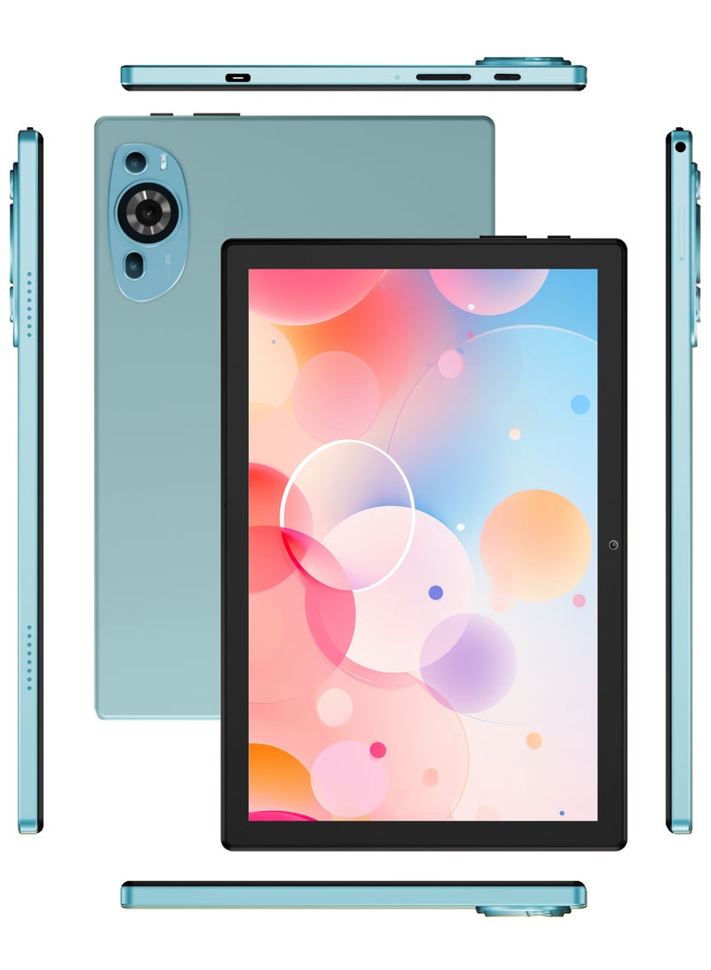 سي آيديا - CM8200 Plus 10-Inch Smart Kids Tablet Dual SIM 8GB RAM + 1TB ROM  Android Tablet with Wireless Mouse Keyboard -Blue - Image 1