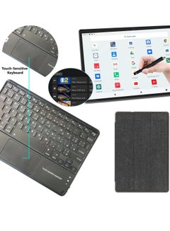C idea CM10500 Plus 10.5-Inch Smart Kids Tablet Dual SIM 8GB RAM + 1TB ROM  Android Tablet with Wireless Touch-Sensitive Keyboard & Cover- Black  - Image 3