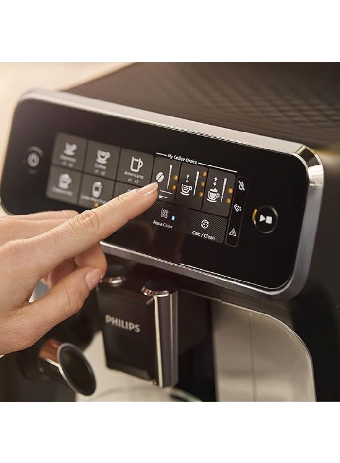 Philips - Versuni 3200 Series Fully Automatic Espresso Machine, 5 Coffee Specialties, LatteGo Milk Solution 1.8 L 1500 W EP3246/70 Silver - Image 1