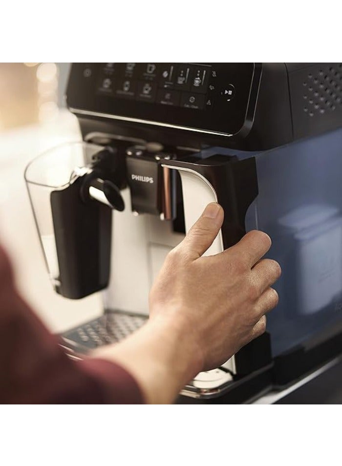 Philips - Versuni 3200 Series Fully Automatic Espresso Machine, 5 Coffee Specialties, LatteGo Milk Solution 1.8 L 1500 W EP3246/70 Silver - Image 1
