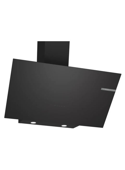 Series 4 Built-in Glass Hood, 90 cm, Touch Control, 2 Speeds , 700 m³/h, Clean Filter Reminders - 210 W DWK96PJ60T Black