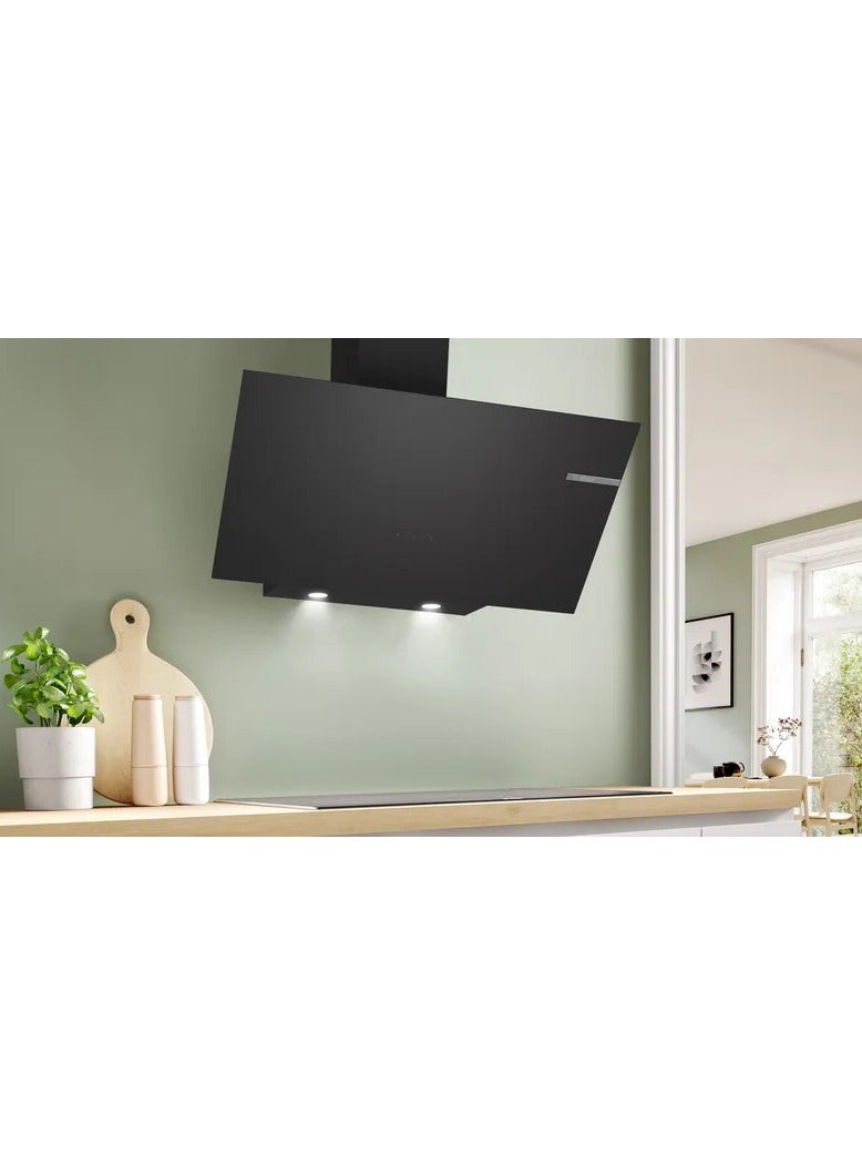 Series 4 Built-in Glass Hood, 90 cm, Touch Control, 2 Speeds , 700 m³/h, Clean Filter Reminders - 210 W DWK96PJ60T Black - pnsku/N70136483V/45/_/1735051909/cb03143d-51af-45f4-abb1-0c98bb1cba56