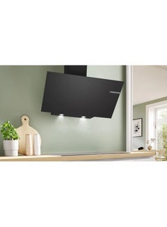 بوش Series 4 Built-in Glass Hood, 90 cm, Touch Control, 2 Speeds , 700 m³/h, Clean Filter Reminders - 210 W DWK96PJ60T Black  - Image 2