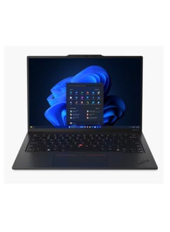 ThinkPad X1 Carbon Laptop With 14 Inch WUXGA(1920x1200) Display IPS, Intel Core Ultra 7 155U Processor/32GB RAM DDR5/1TB SSD/Integrated Intel Graphics/Windows 11 English/Arabic Black