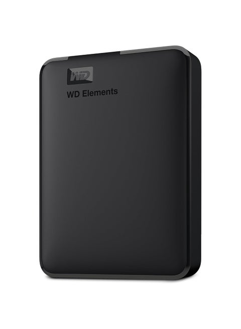 6TB Elements Portable External Hard Drive for Windows, USB 3.2 Gen 1 USB Type C for PC & Mac, Plug and Play Ready - WDBHJS0060BBK-WESN 6 TB 6 TB