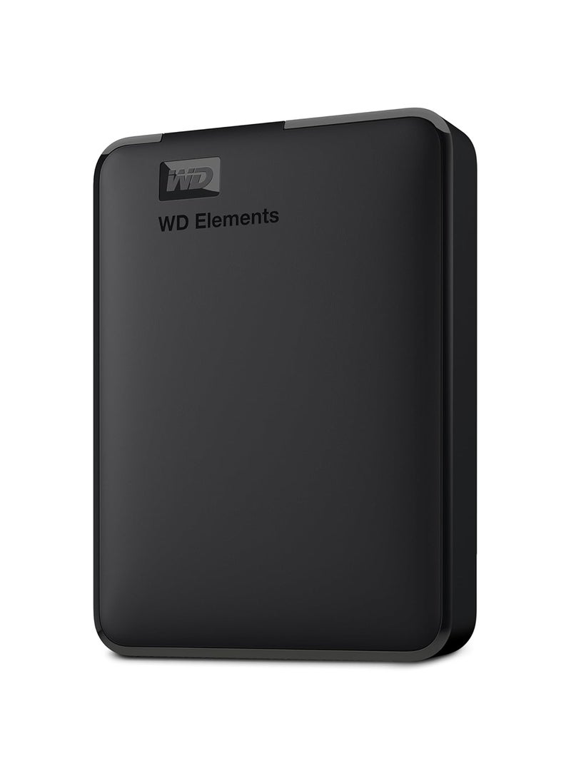 WD 6TB Elements Portable External Hard Drive for Windows, USB 3.2 Gen 1 USB Type C for PC & Mac, Plug and Play Ready - WDBHJS0060BBK-WESN 6 TB 6 TB  - Image 1