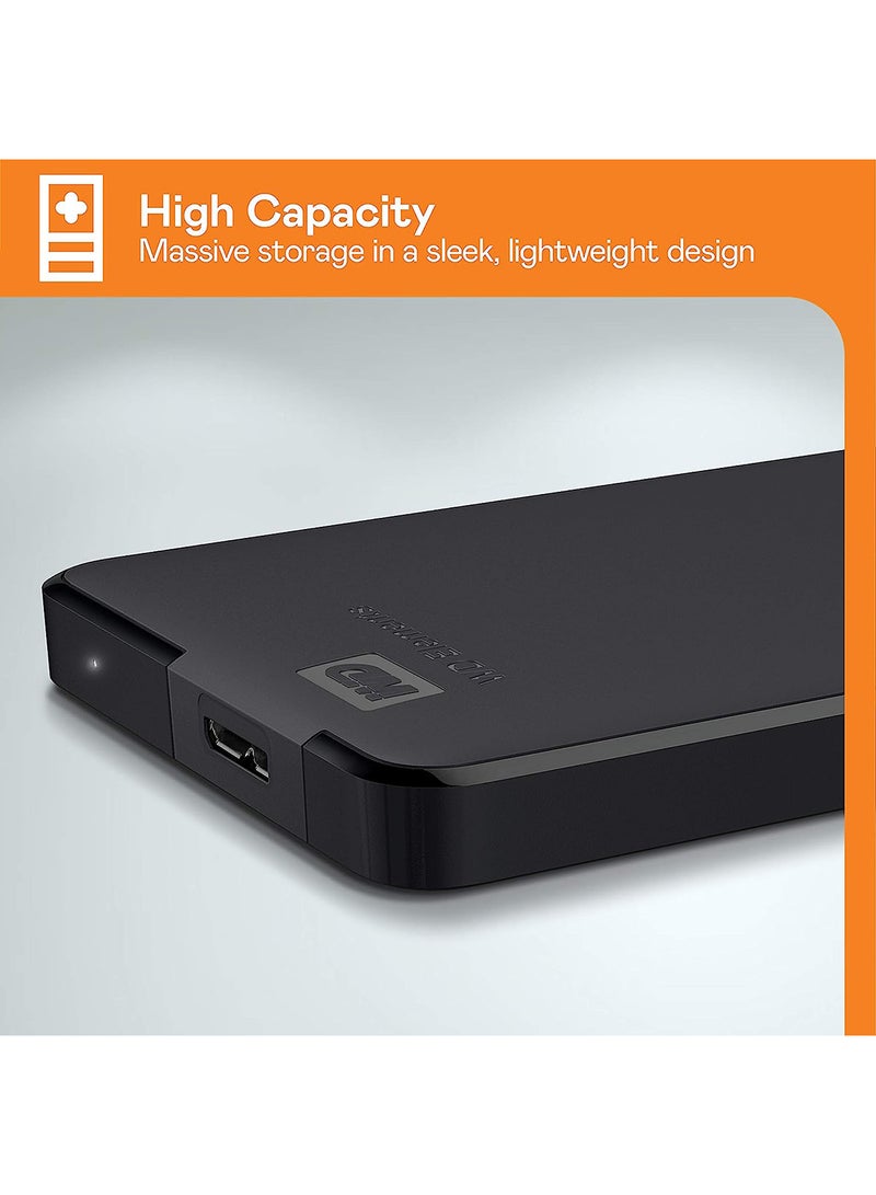 WD 6TB Elements Portable External Hard Drive for Windows, USB 3.2 Gen 1 USB Type C for PC & Mac, Plug and Play Ready - WDBHJS0060BBK-WESN 6 TB 6 TB  - Image 4