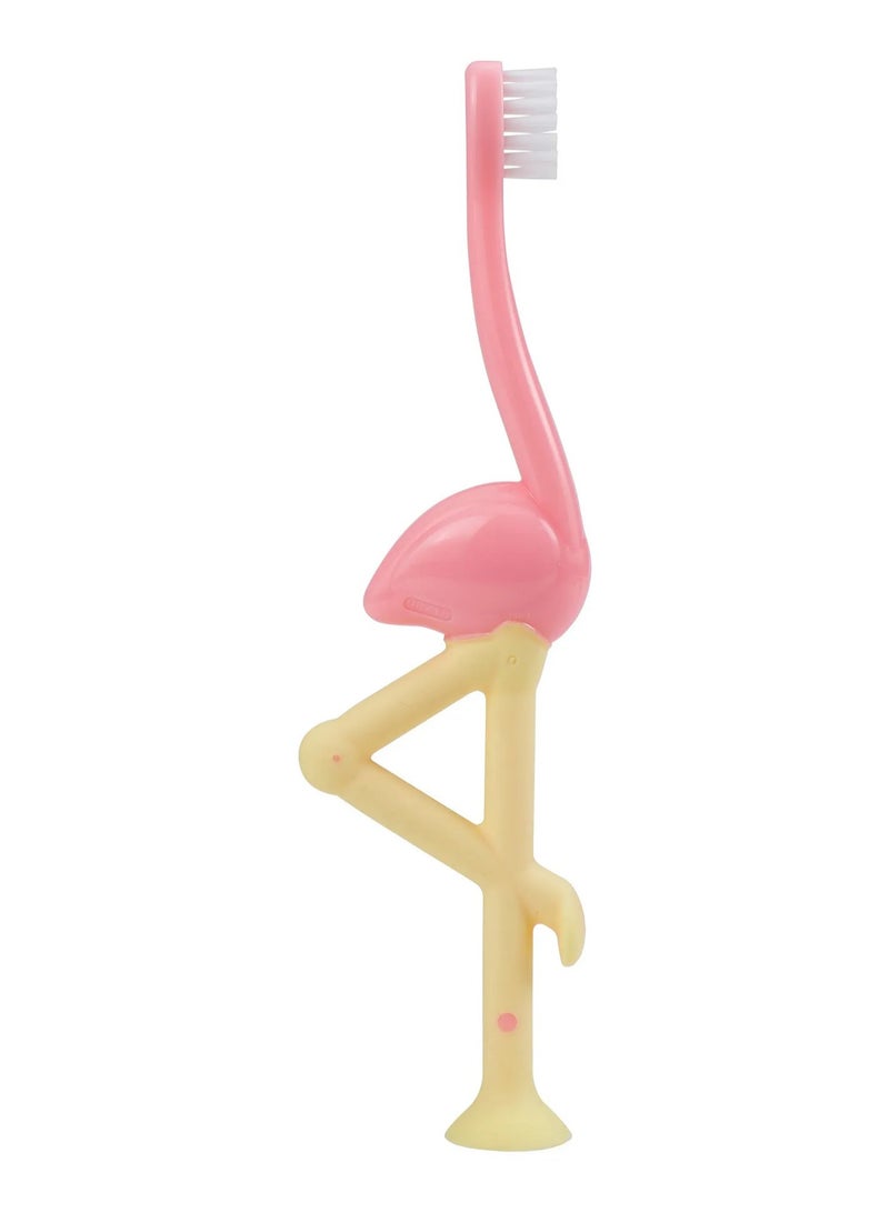Dr. Brown’s Flamingo Toddler Toothbrush For Ages 12M-4Y  - Image 4