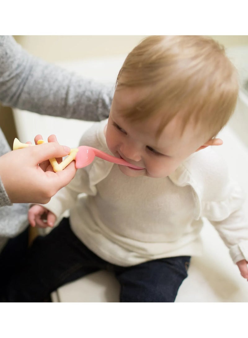 Dr. Brown’s Flamingo Toddler Toothbrush For Ages 12M-4Y  - Image 3