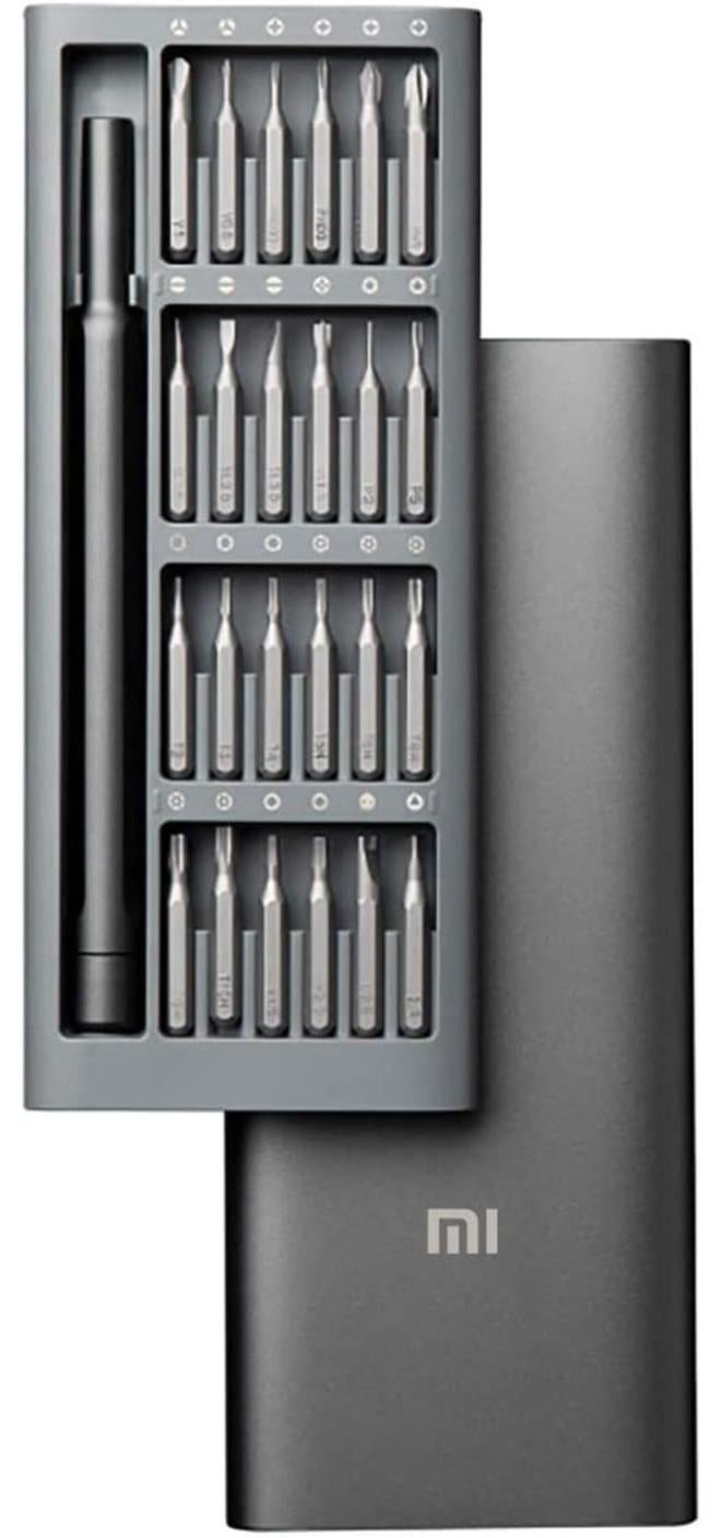 شاومي مجموعة مفكات دقيقة، مجموعة 24 من رؤوس المفكات المغناطيسية، مجموعة أدوات مفكات جيب، مجموعة مفكات صغيرة، مجموعة أدوات إصلاح للإلكترونيات - Image 1