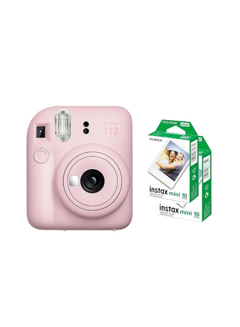 FUJIFILM Instax Mini 12 Instant Camera -Blossom Pink  + 20 Sheet Film+ Case+ Album  - Image 4