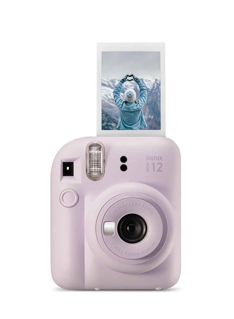 FUJIFILM Instax Mini 12 Instant Camera -Blossom Liliac Purple + 20 Sheet Film+ Case+ Album  - Image 3