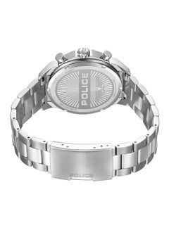 POLICE Men's Reactor Men's Black Dial Watch with Stainless Steel Bracelet, 44mm  - Image 4