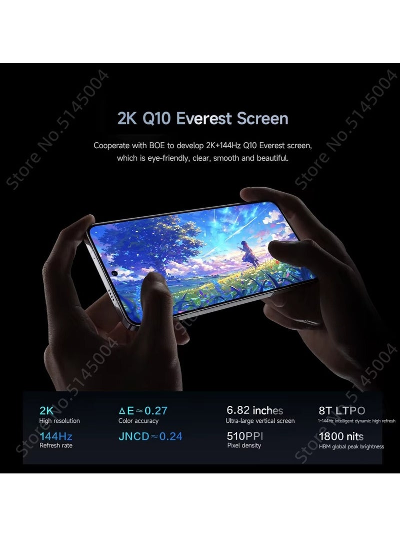 iQOO - 13 Mobile 12GB - 256GB Black 5G NFC Snapdragon 8 Elite Octa Core 6.82” Display 50MP OIS Triple Camera Smartphone 120W Fast Charger 6150mAh Battery with Google play Chinese version - Image 1