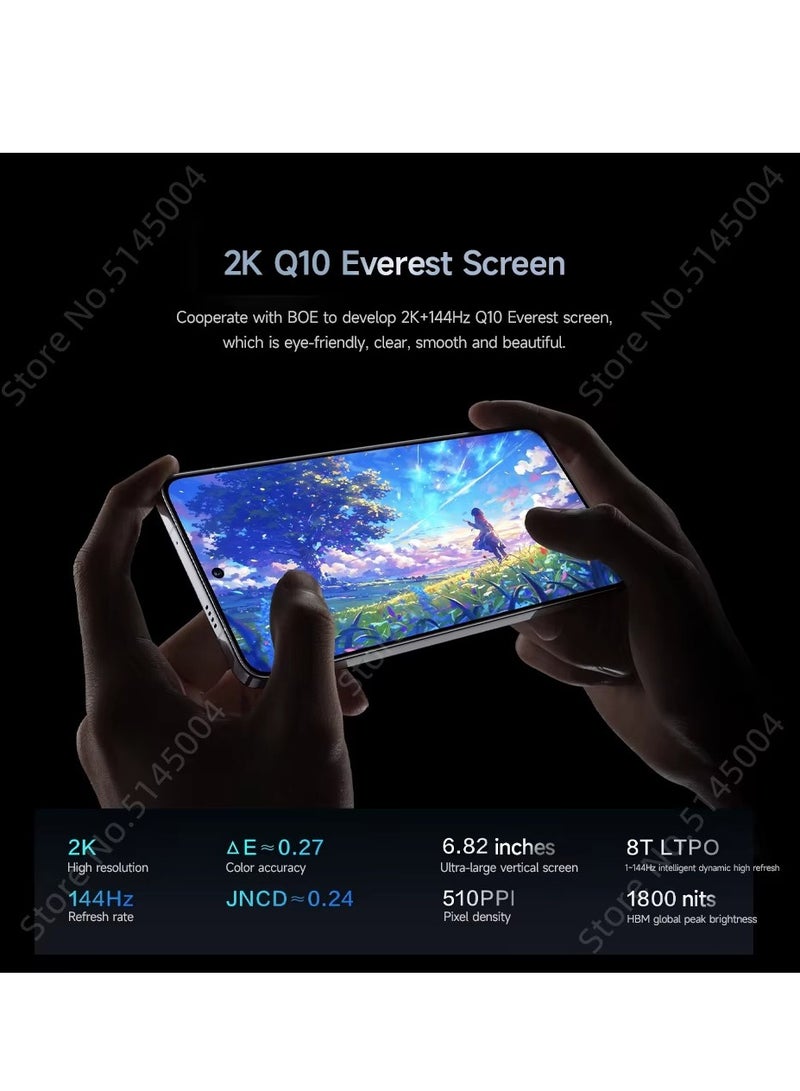 iQOO - 13 Mobile 16GB - 1TB Gray 5G NFC Snapdragon 8 Elite Octa Core 6.82” Display 50MP OIS Triple Camera Smartphone 120W Fast Charger 6150mAh Battery with Google play Chinese version - Image 1