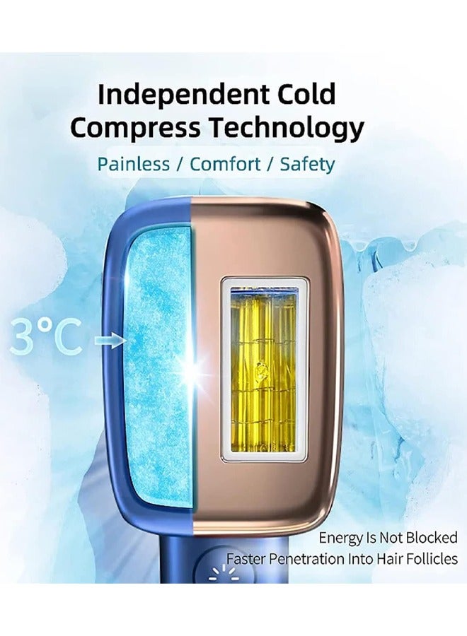 MLAY T14 Laser Painless Fast Hair Removal 3℃ Cold Compress/5-Levels/500000 Pulses Carry An Additional Bikini Lamp - Image 2