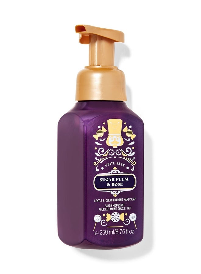 Sugar Plum And Rose Gentle And Clean Foaming Hand Soap 259ml