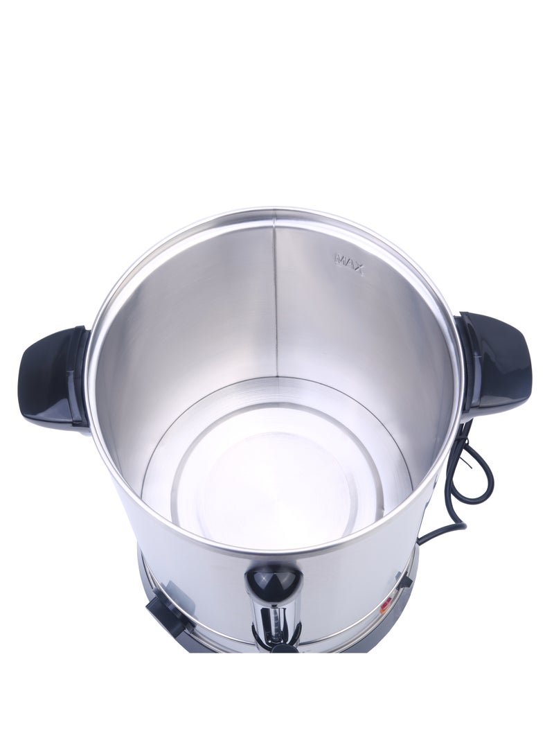 SONASHI 10L Electric Water Boiler - Stainless Steel Double Layer Body with Water Tag | Auto & Resettable Thermostat with Indicator Light | Perfect for Outings, Office Parties and Home 1650W SEWB-10 Silver/ Black  - Image 4
