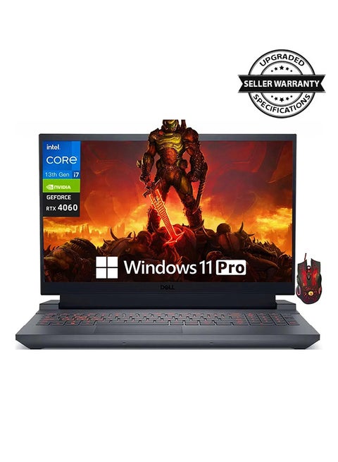 G15 5530 Gaming (Upgraded Version) Laptop With 15.6 Inch FULL HD (1920x1080) Display, Intel Core i7-13650HX Processor/32GB DDR5 RAM/1TB SSD/Windows 11 Home/8GB NVIDIA GeForce RTX 4060 Graphics/ International International English Dark Shadow Gray