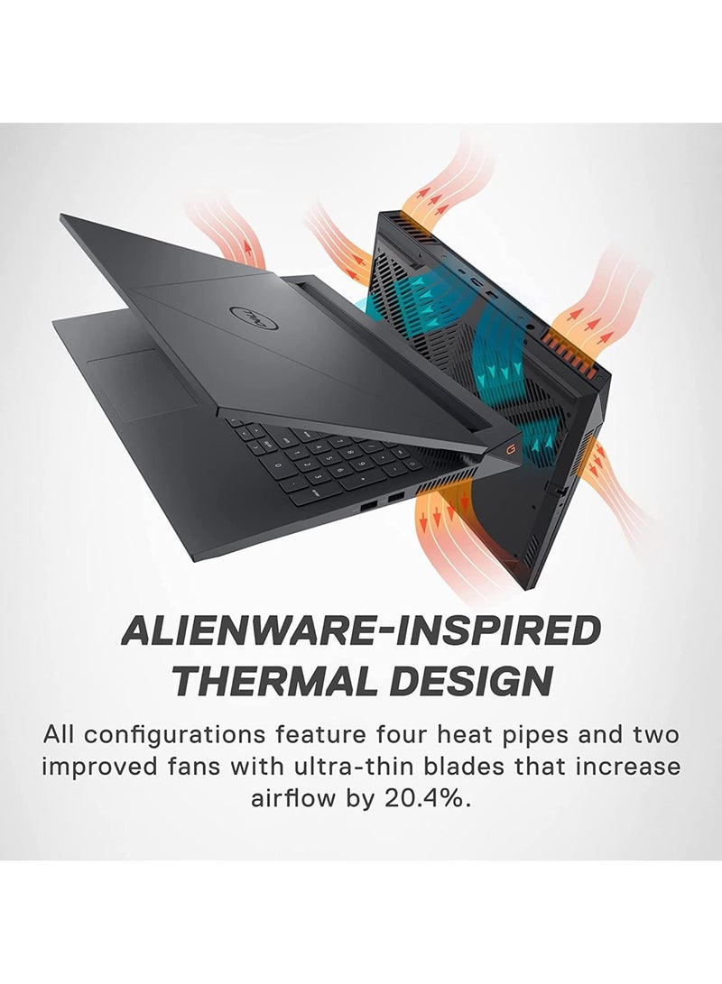 DELL - G15 5530 Gaming (Upgraded Version) Laptop With 15.6 Inch FULL HD(1920x1200) Display, Intel Core i7-13650HX Processor/32 GB DDR5 RAM/2TB SSD/Nvidia Geforce RTX 4060 Graphics/Windows 11 Home International International English Dark Shadow Gray - Image 1