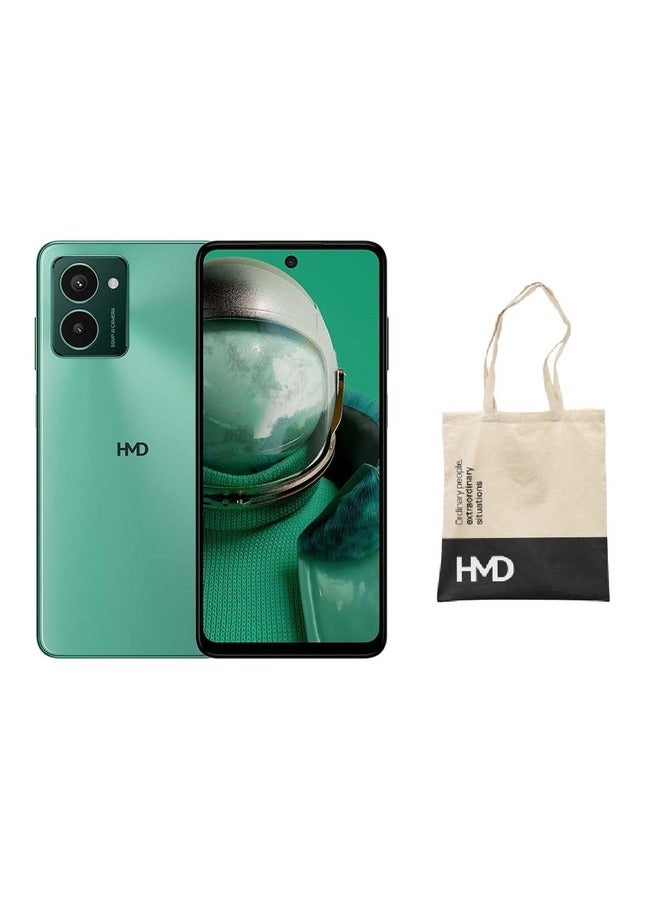 HMD Pulse Pro Dual SIM Glacier Green 8GB RAM 256GB 4G With HMD Tote Bag  - Image 1