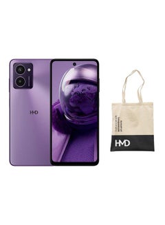 أتش أم دي Pulse Pro Dual SIM Twilight Purple 8GB RAM 256GB 4G With HMD Tote Bag  - Image 1