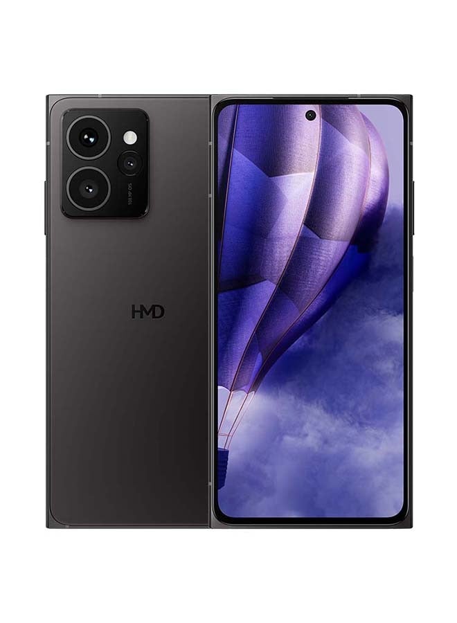 HMD - Skyline Dual SIM Twisted Black 12GB RAM 256GB 5G With HMD Water Bottle - Image 1