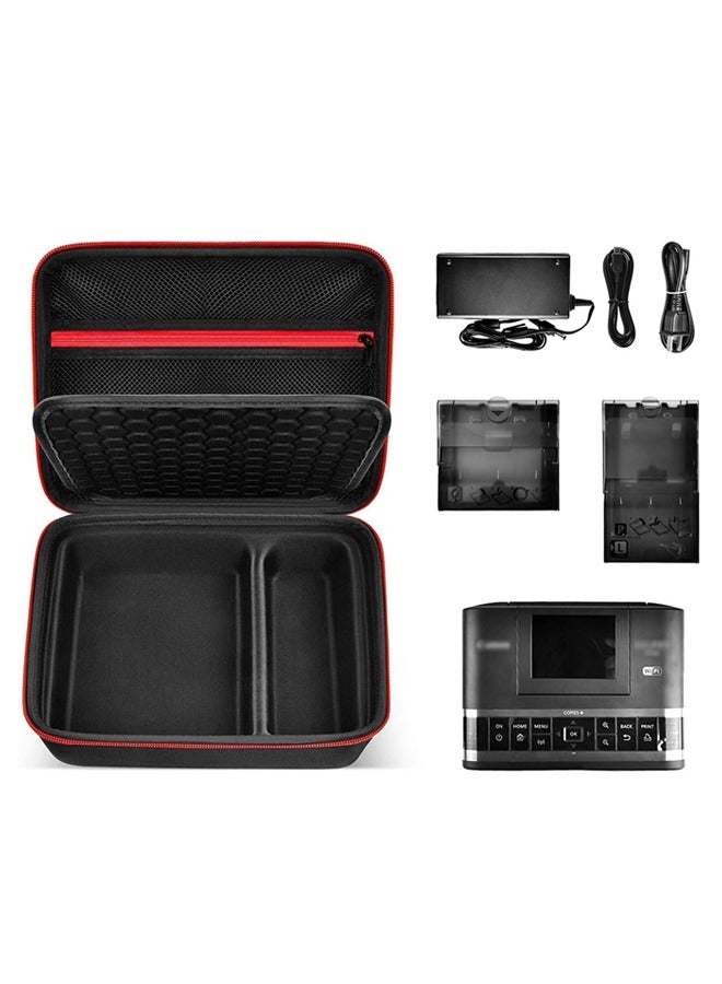 كانون - SELPHY CP1500 Compact Portable Photo, Printer Photos, Collages and Stickers | Wi-Fi & Direct printing | Smart Devices Bundle with Xform Hard Case | Black - Image 1
