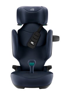 Britax Romer Kidfix Pro Highback Booster Car Seat - 3.5 Years To 12 Years, Sict, Xp-Pad, Secureguard, Comfort Headrest, Quick-Remove Washable Cover, Three Seats In A Row, Made In Germany - Night Blue  - Image 2