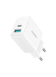 JOYROOM JR-TCF21 20W Dual-Port (A+C) Charger White  - Image 1
