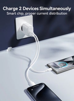JOYROOM JR-TCF21 20W Dual-Port (A+C) Charger White  - Image 4