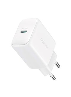 JOYROOM JR-TCF20 PD20W USB-C / Type-C Port Charger, Plug: EU Plug - White  - Image 2