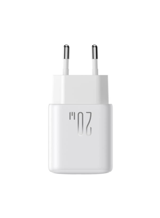 JOYROOM JR-TCF20 PD20W USB-C / Type-C Port Charger, Plug: EU Plug - White - Image 3