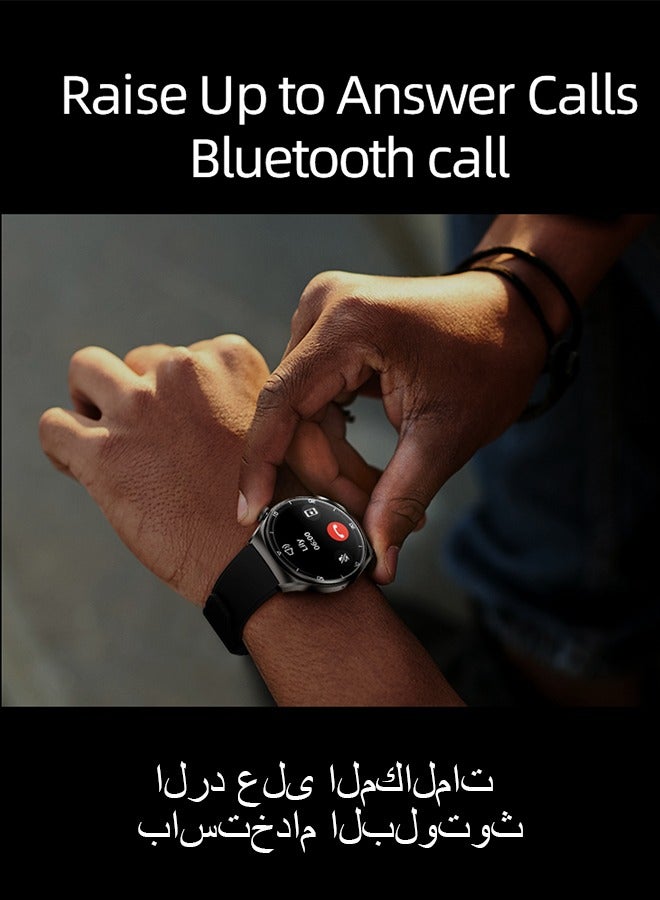 300 mAh GT2 Smart Watch With Bluetooth 5.0 Call And Messages 1.43-inch 60HZ AMOLED Display Heart SpO2 Sleep Monitor Long Battery Life Touch Control APP Black - pnsku/N70136973V/45/_/1735110257/bfeea83d-25b0-4816-ab61-7da586e03e8e