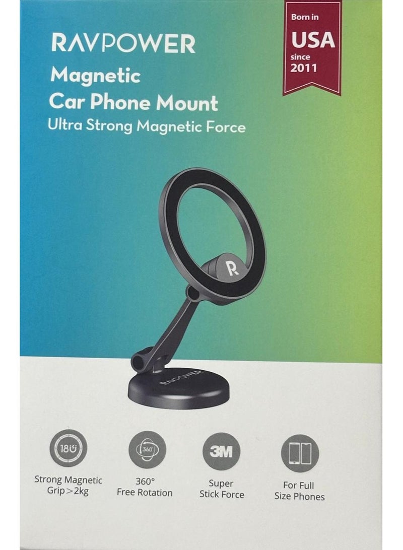 RAVPOWER Mobile Phone Holder Model RP-SH1003 Black  - Image 1